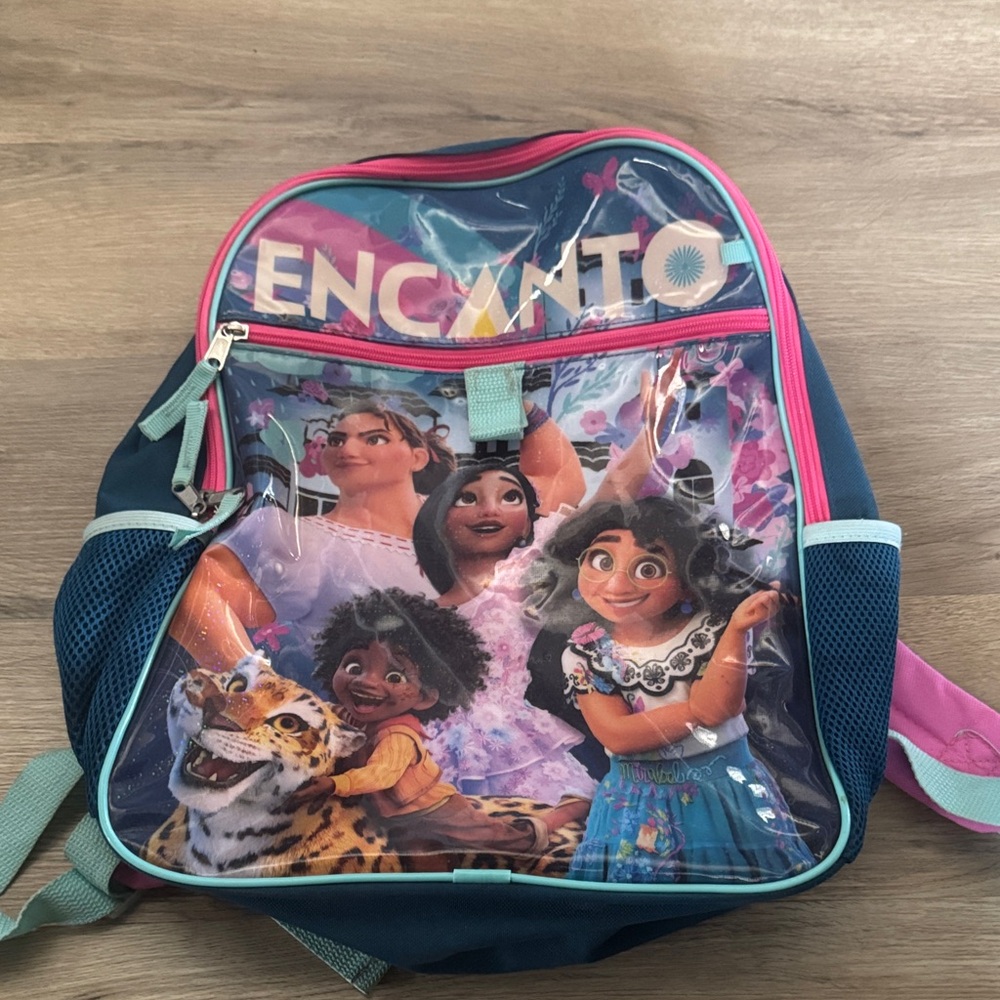 Disney Encanto Kids Backpack in Blue, Pink, Teal